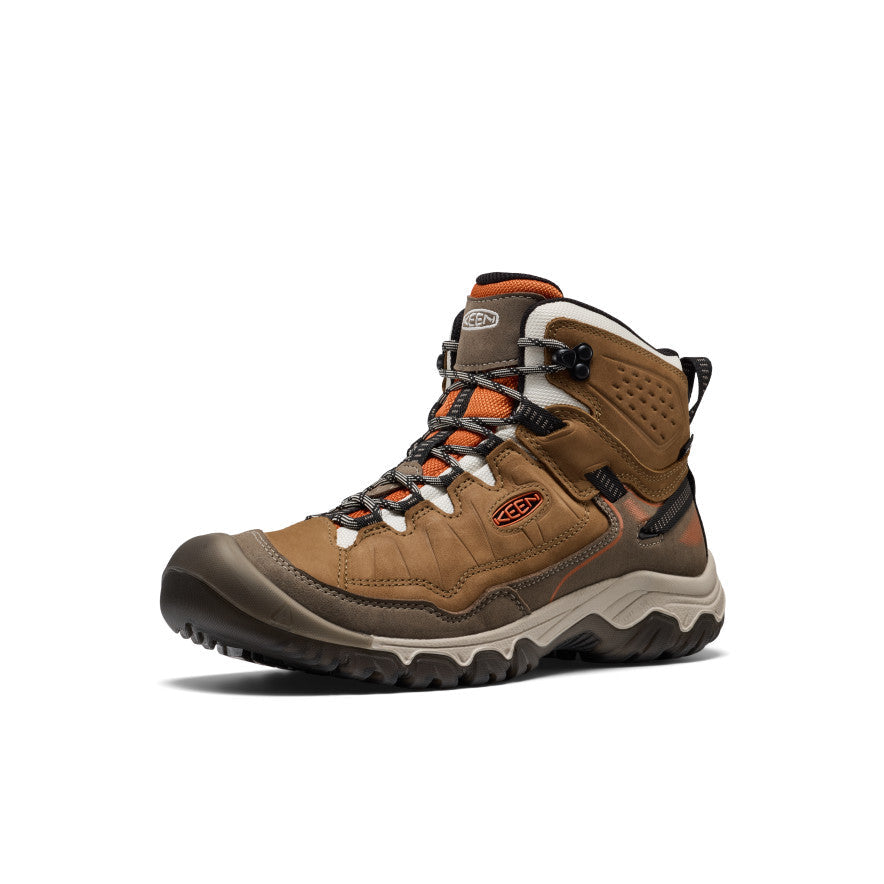 Men's Targhee IV Waterproof Hiking Boot Coyote/Gold Flame / Keen