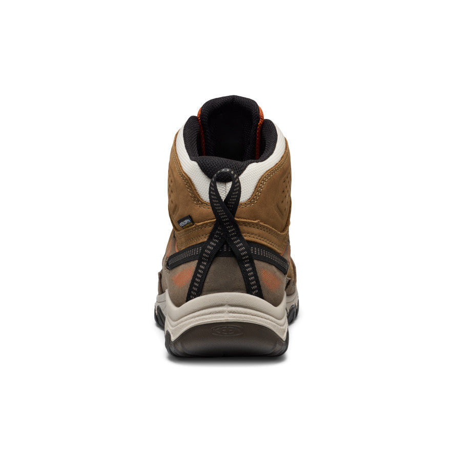 Men's Targhee IV Waterproof Hiking Boot Coyote/Gold Flame / Keen