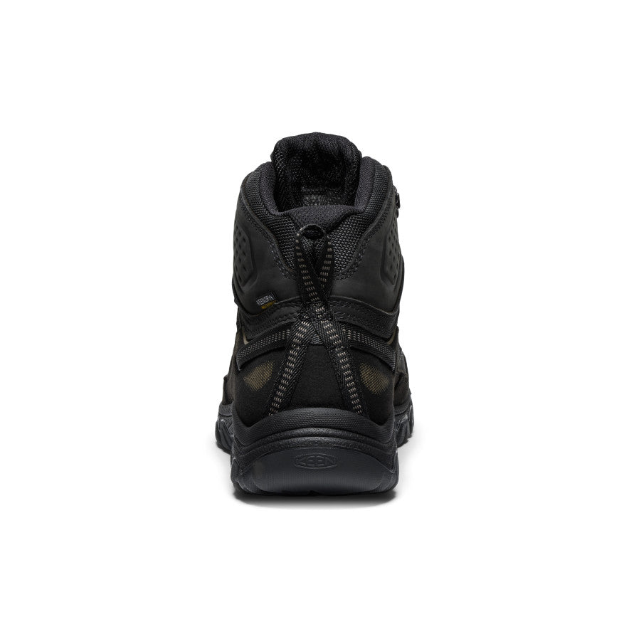 Men's Targhee IV Wide Waterproof Hiking Boot Triple Black / Keen
