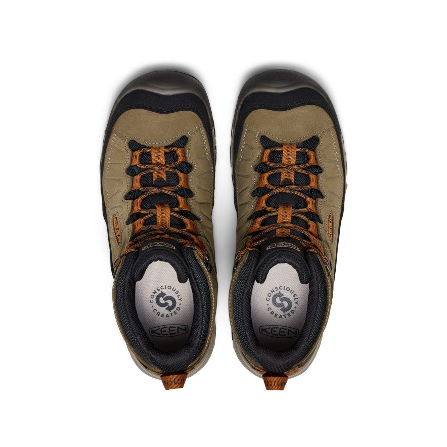 Men's Targhee IV Waterproof Hiking Boot Sea Turtle/Roasted Pecan / Keen