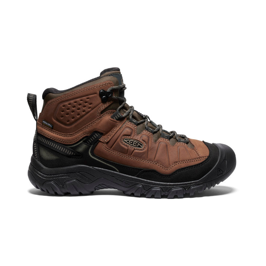 Men's Targhee IV Wide Waterproof Hiking Boot Bison/Black / Keen