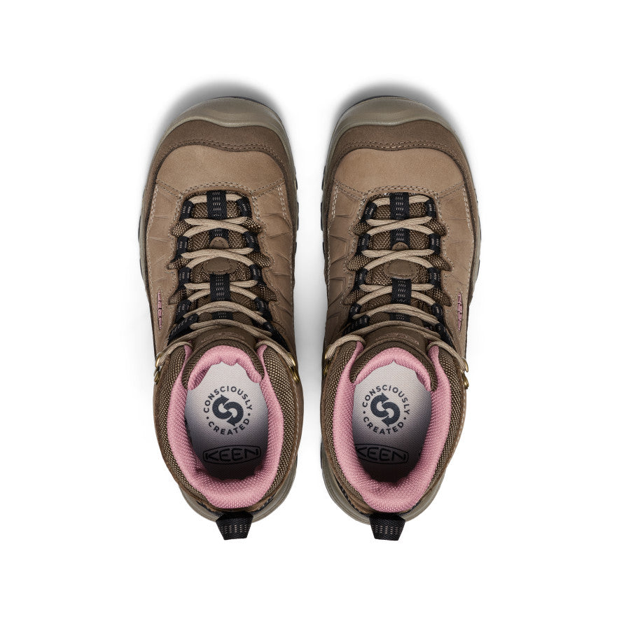 Women's Targhee IV Waterproof Hiking Boot Brindle/Nostalgia Rose / Keen