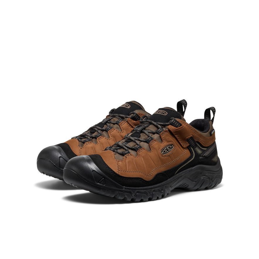 Men's Targhee IV Wide Waterproof Hiking Shoe Bison/Black / Keen