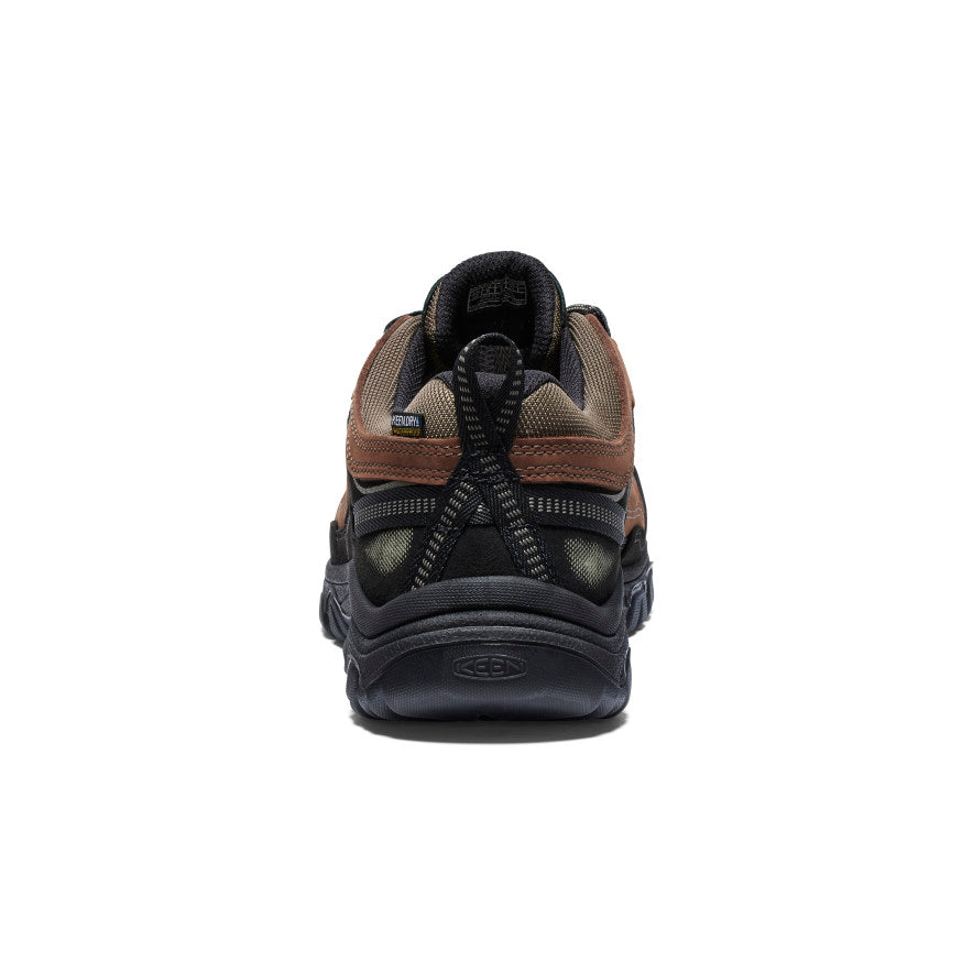 Men's Targhee IV Wide Waterproof Hiking Shoe Bison/Black / Keen