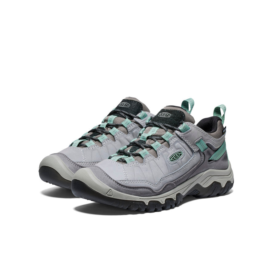Women's Targhee IV Wide Waterproof Hiking Shoe Alloy/Granite Green / Keen