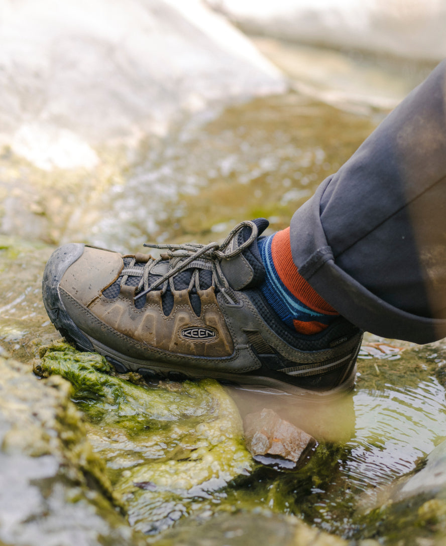 Men's Targhee III Waterproof Black Olive/Golden Brown / Keen