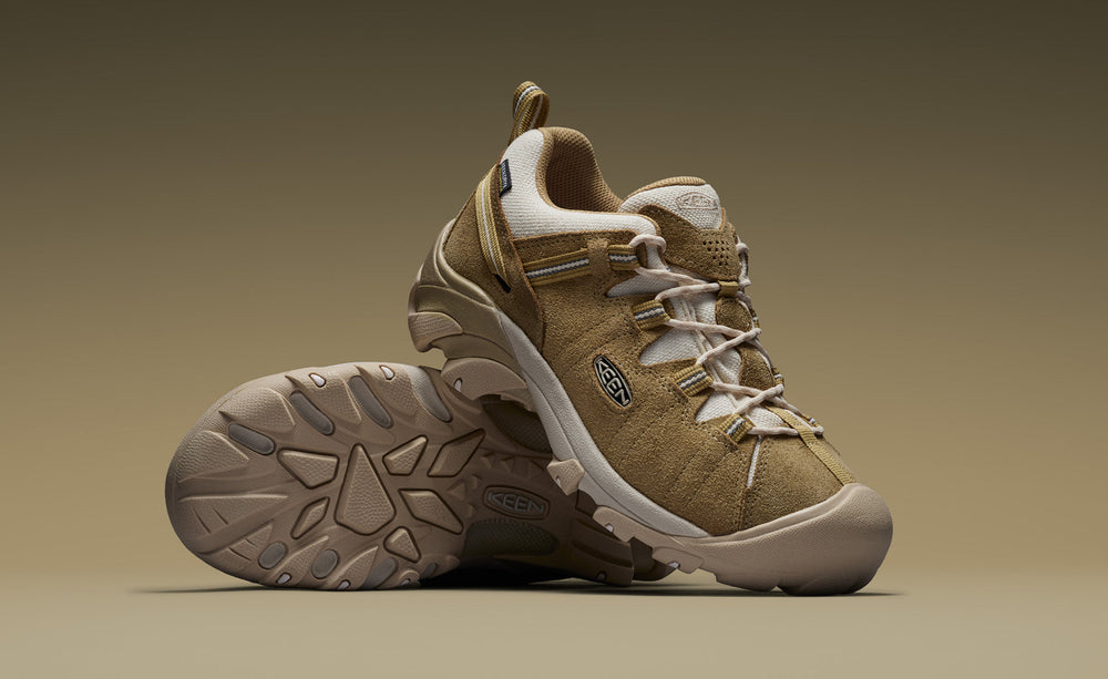Men's Targhee II Waterproof Wide Cascade Brown/Golden Yellow / Keen