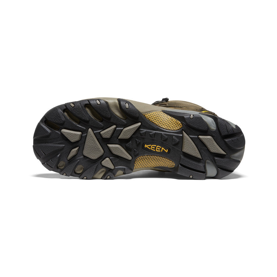 Men's Targhee II Mid Waterproof Hiking Boots Black Olive/Yellow / Keen