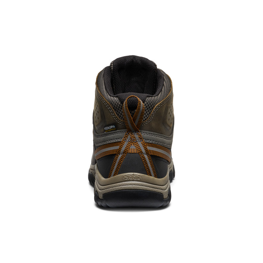 Men's Targhee III Waterproof Mid Wide Black Olive/Golden Brown / Keen