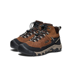 Big Kids' Targhee IV Waterproof Hiking Boot Bison/Brindle / Keen