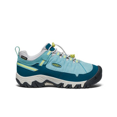 Big Kids' Targhee IV Waterproof Hiking Shoe Reef Waters/Daiquiri Green / Keen
