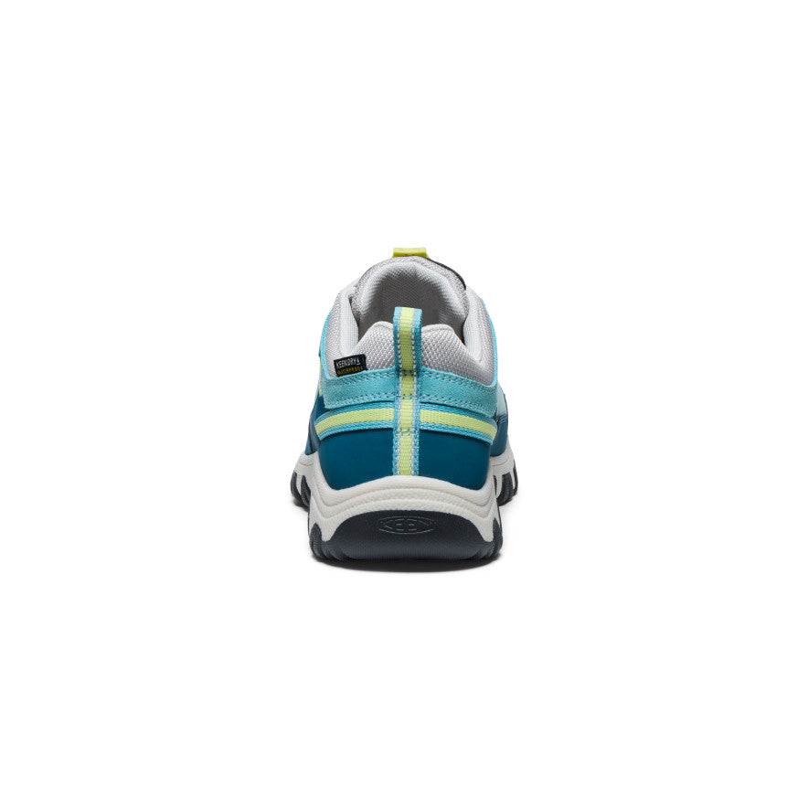 Big Kids' Targhee IV Waterproof Hiking Shoe Reef Waters/Daiquiri Green / Keen