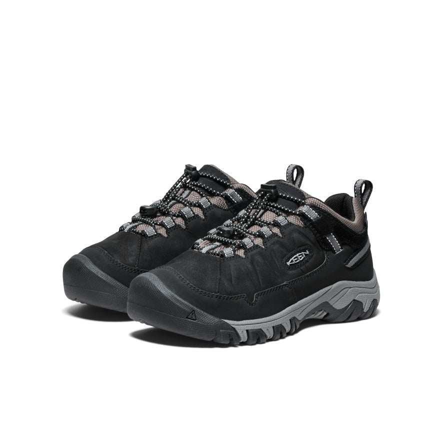 Big Kids' Targhee IV Waterproof Hiking Shoe Black/Steel Grey / Keen