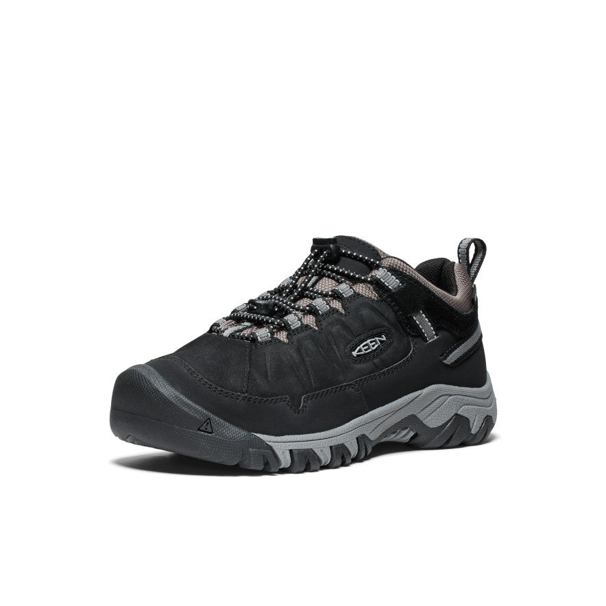 Big Kids' Targhee IV Waterproof Hiking Shoe Black/Steel Grey / Keen