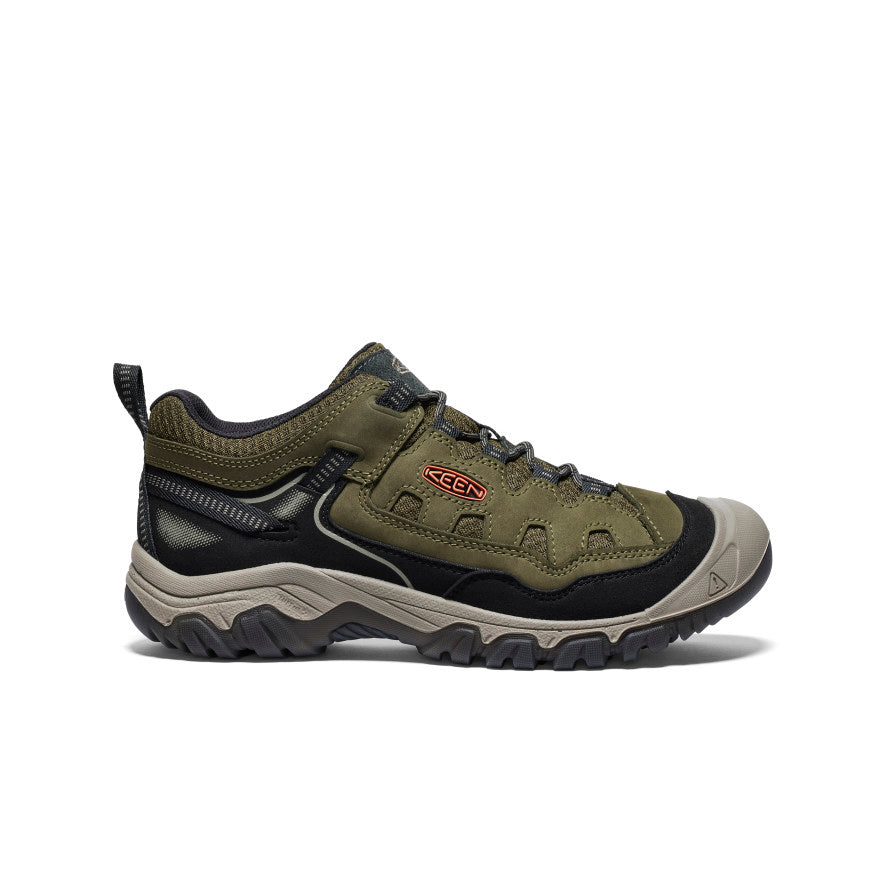Men's Targhee IV Vented Hiking Shoe Dark Olive/Gold Flame / Keen