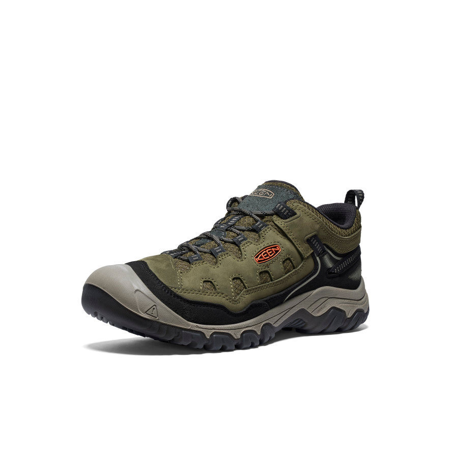 Men's Targhee IV Vented Hiking Shoe Dark Olive/Gold Flame / Keen