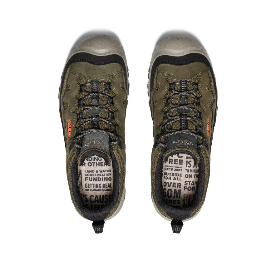 Men's Targhee IV Vented Hiking Shoe Dark Olive/Gold Flame / Keen