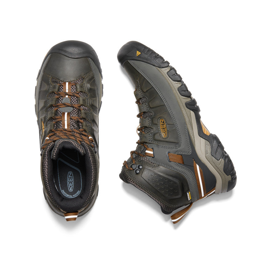 Men's Targhee III Waterproof Mid Black Olive/Golden Brown / Keen