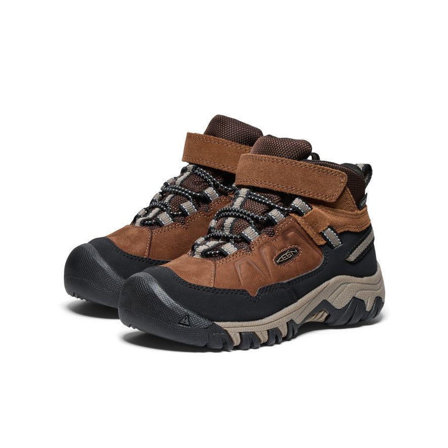Little Kids' Targhee IV Waterproof Hiking Boot Bison/Brindle / Keen