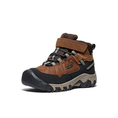 Little Kids' Targhee IV Waterproof Hiking Boot Bison/Brindle / Keen