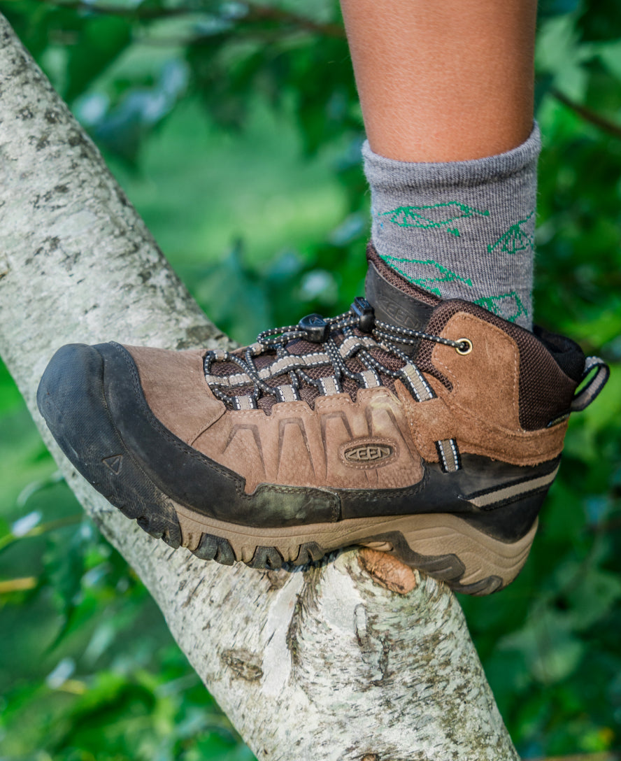 Little Kids' Targhee IV Waterproof Hiking Boot Bison/Brindle / Keen