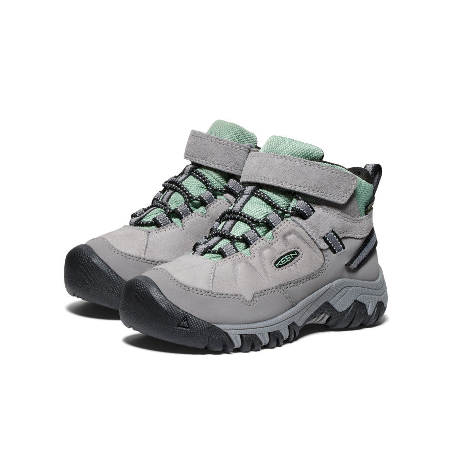 Little Kids' Targhee IV Waterproof Hiking Boot Alloy/Granite Green / Keen