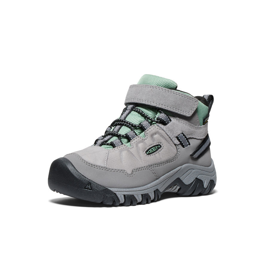Little Kids' Targhee IV Waterproof Hiking Boot Alloy/Granite Green / Keen
