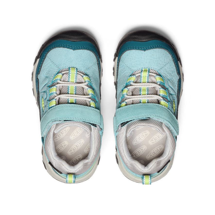 Little Kids' Targhee IV Waterproof Hiking Shoe Reef Waters/Daiquiri Green / Keen