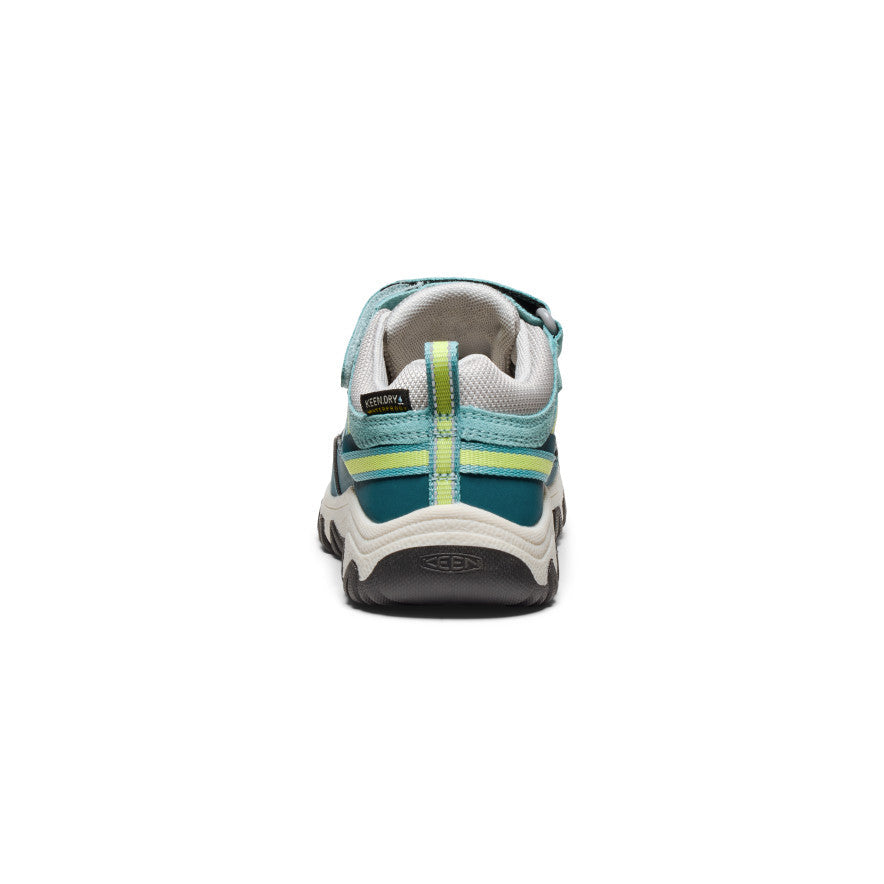 Little Kids' Targhee IV Waterproof Hiking Shoe Reef Waters/Daiquiri Green / Keen