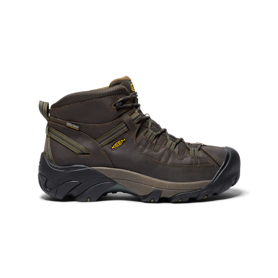 Men's Targhee II Waterproof Mid Wide Canteen/Dark Olive / Keen