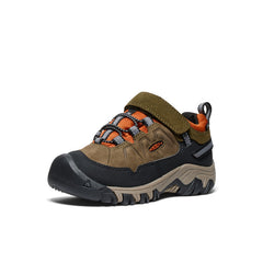 Little Kids' Targhee IV Waterproof Hiking Shoe Dark Olive/Gold Flame / Keen