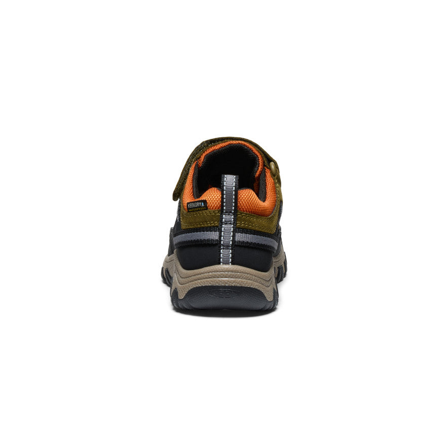 Little Kids' Targhee IV Waterproof Hiking Shoe Dark Olive/Gold Flame / Keen