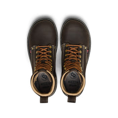 Men's Liberty 8" Waterproof 90° Heel Boot (Carbon Toe) Coffee Bean/Black / Keen
