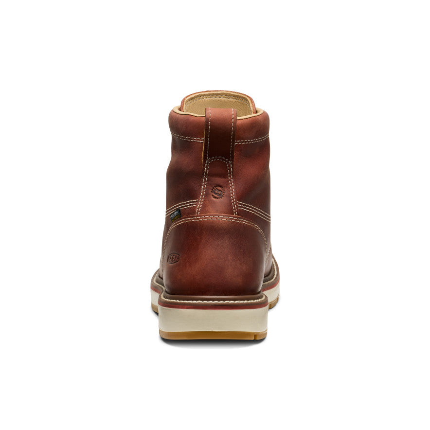 Men's Liberty 6" Waterproof 90° Heel Boot (Carbon Toe) Bombay Brown/Gum / Keen
