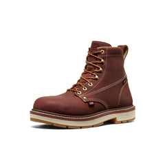 Men's Liberty 6" Waterproof 90° Heel Boot (Soft Toe) Bombay Brown/Gum / Keen