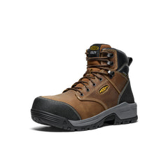 Men's CSA Evanston 6" Waterproof Boot (Carbon Toe) Bison/Black / Keen