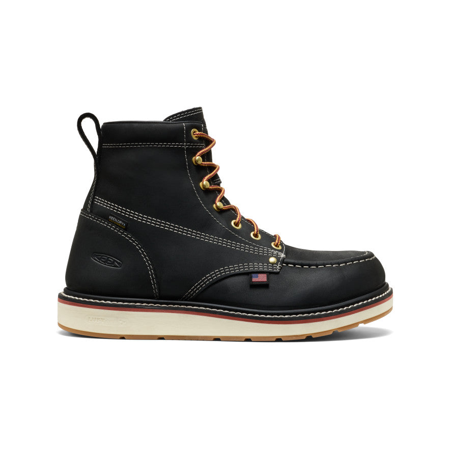 Men's Liberty 6" Waterproof Boot (Carbon Toe) Black/Gum / Keen