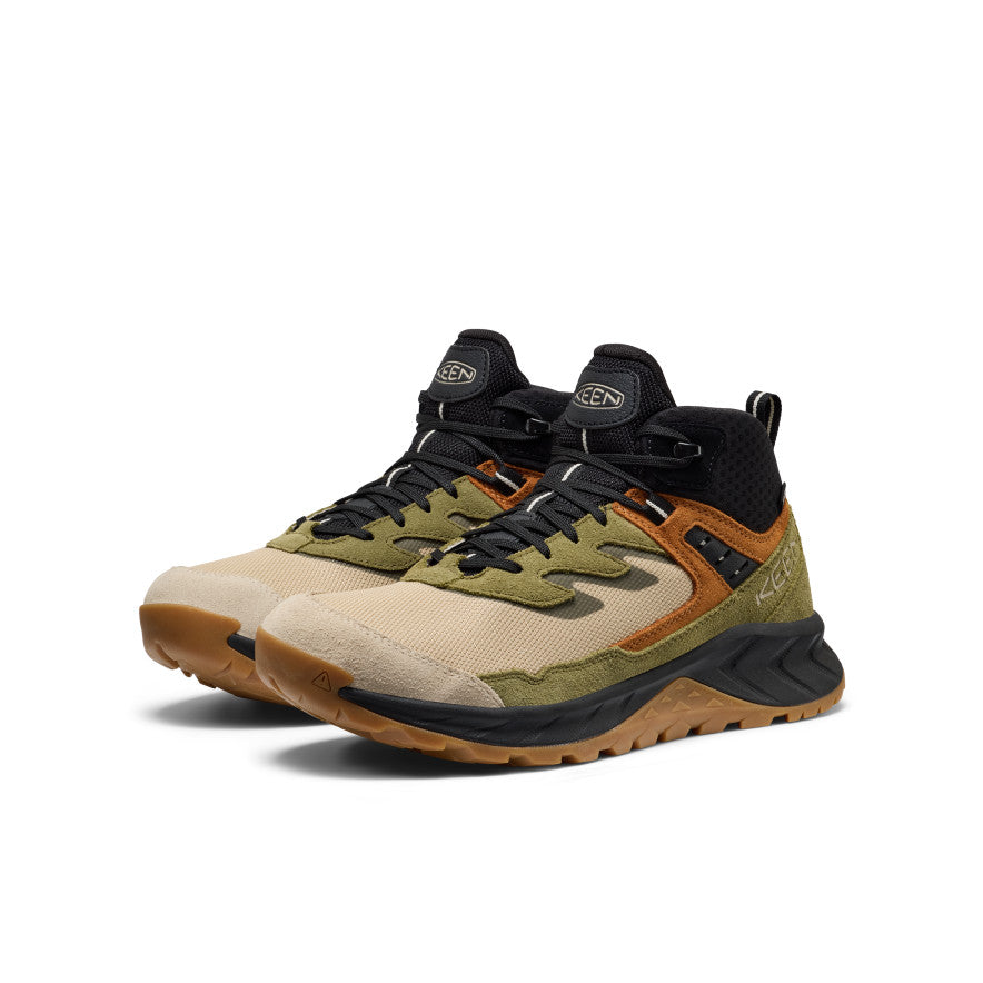 Men's Hightrail Waterproof Hiking Boot Safari/Black / Keen