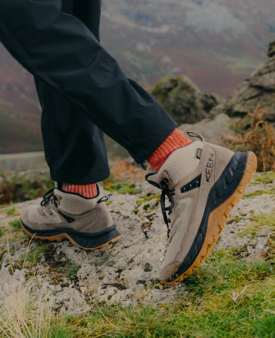 Men's Hightrail Waterproof Hiking Boot Magnet/Burnt Brick / Keen