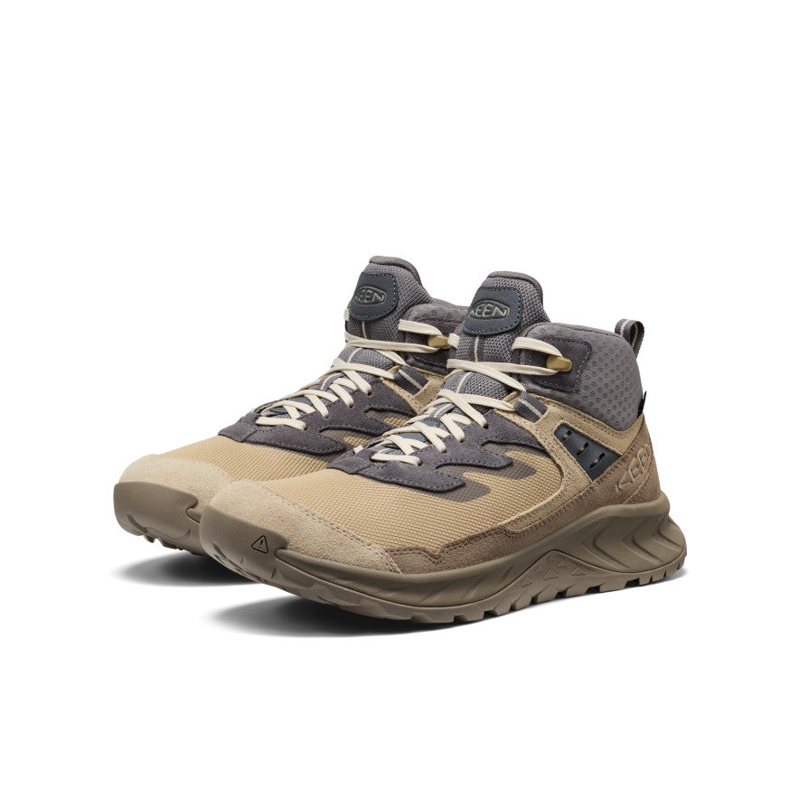 Men's Hightrail Waterproof Hiking Boot Safari/Steel Grey / Keen