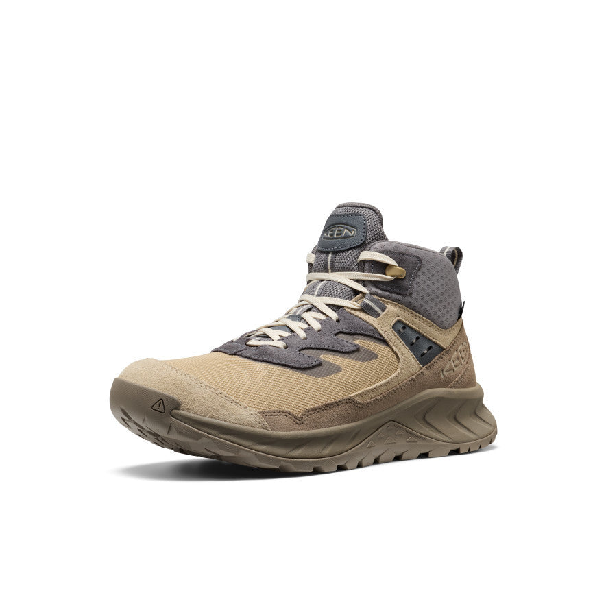 Men's Hightrail Waterproof Hiking Boot Safari/Steel Grey / Keen
