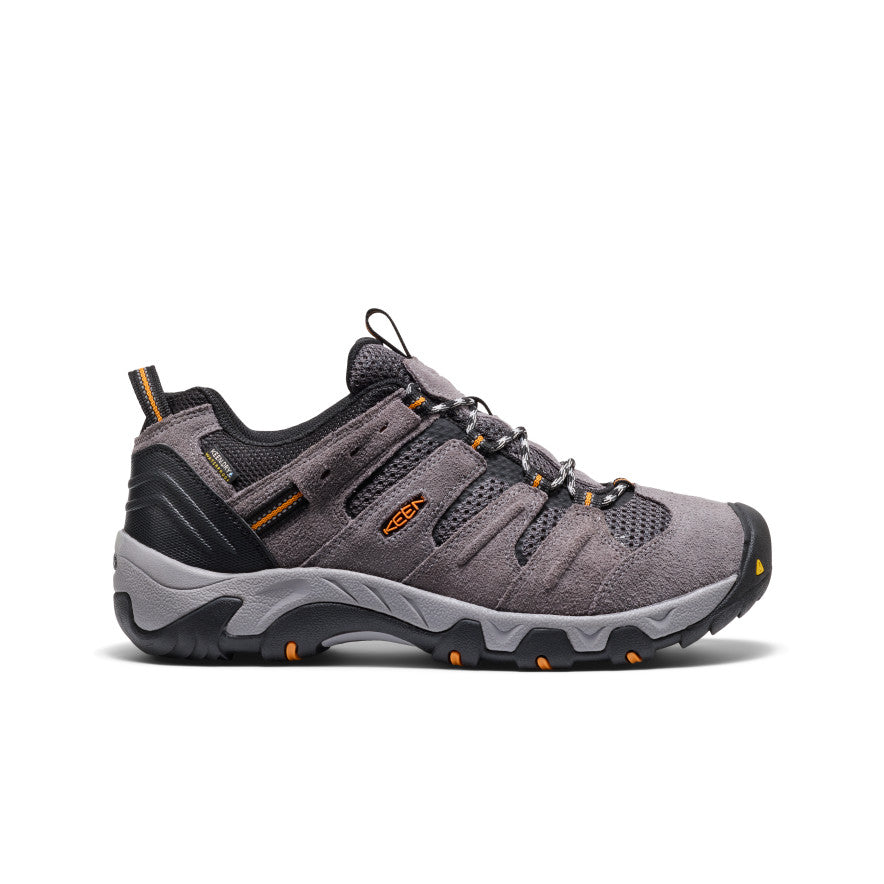 Men's Headout Waterproof Hiking Shoe Steel Grey/Orange Pepper / Keen