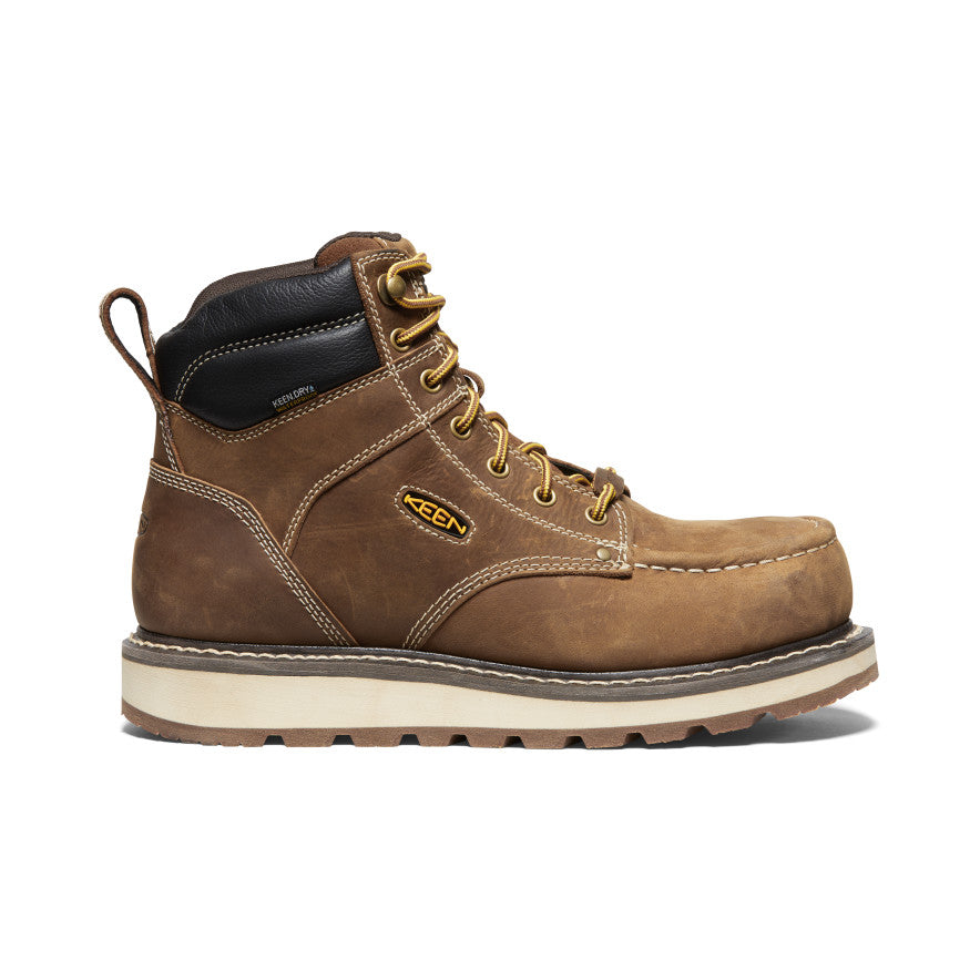 Men's Cincinnati 6" Waterproof Boot (Carbon Toe) Belgian/Sandshell / Keen