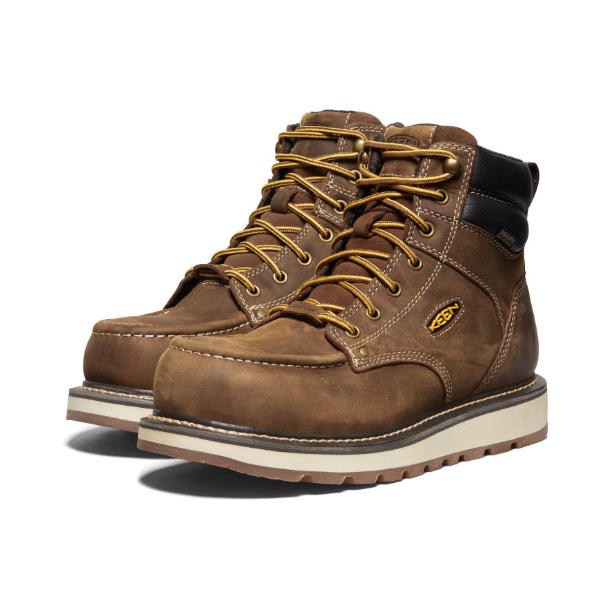 Men's Cincinnati 6" Waterproof Boot (Carbon Toe) Belgian/Sandshell / Keen