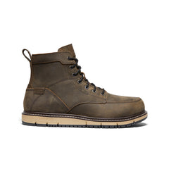 Men's San Jose 6" Waterproof Boot (Aluminum Toe) Cascade Brown/Black / Keen