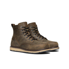 Men's San Jose 6" Waterproof Boot (Aluminum Toe) Cascade Brown/Black / Keen