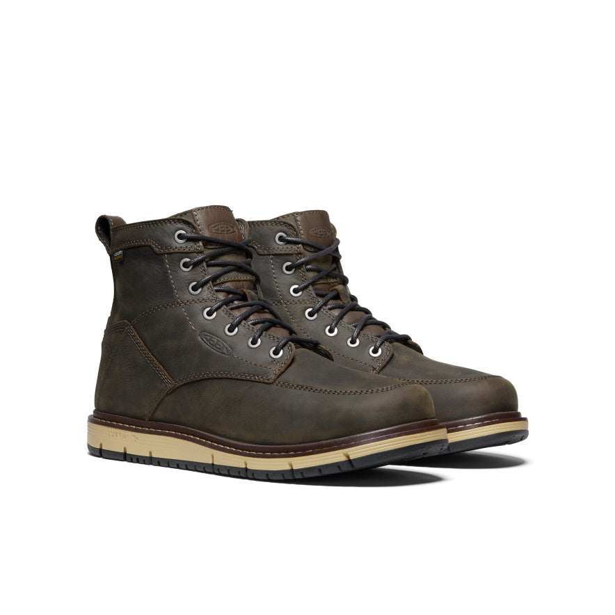 Men's San Jose 6" Waterproof Boot (Soft Toe) Cascade Brown / Keen