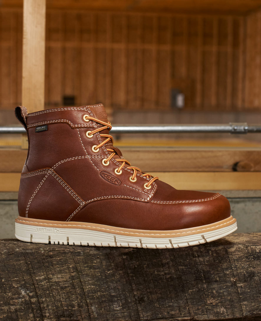 Men's San Jose 6" Waterproof Boot (Soft Toe) Cascade Brown / Keen