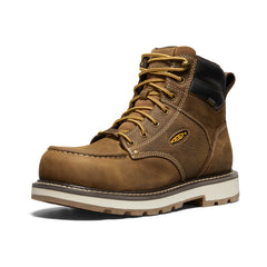 Men's Cincinnati 6" Waterproof 90° Heel Boot (Carbon Toe) Belgian/Sandshell / Keen