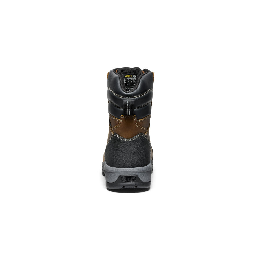 Men's Evanston 8" Insulated Waterproof Boot (Soft Toe) Bison/Black / Keen